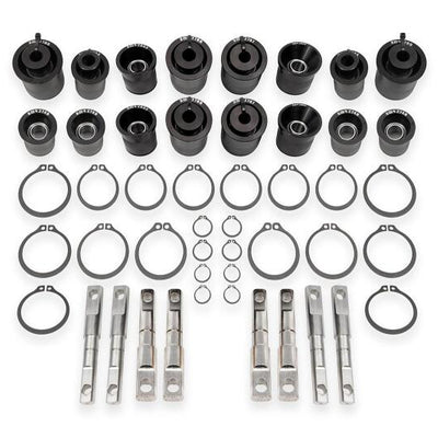 BMR 06-13 Chevrolet Corvette (C6) Z06/ZR1 Front & Rear Control Arm Bearing Kit - Black Anodized