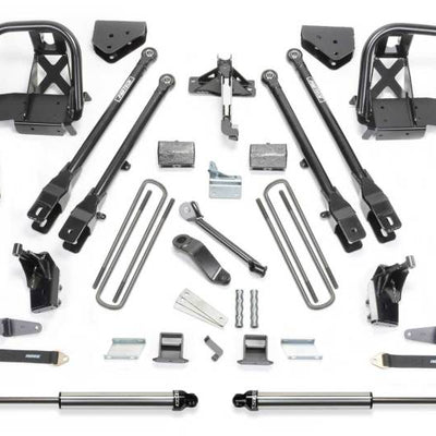 Fabtech 11-13 Ford F450/550 4WD 10 Lug 6in 4Link Sys w/Dlss 4.0 C/O& Rr Dlss