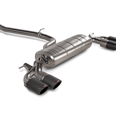 Akrapovic 2021+ Audi S3 Sportback (8Y) Evolution Line Cat Back (Titanium) w/Carbon Tips