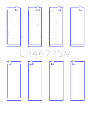 King Engine Bearings Opel 1.6 Turbo A16LET A16NET Z16LET (Size +0.25mm) Connecting Rod Bearing Set