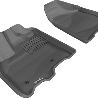 3D MAXpider 2013-2020 Toyota Sienna Kagu 1st Row Floormat - Black