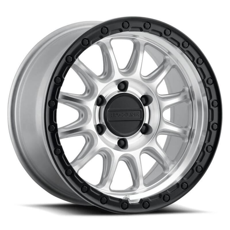 Raceline 960MB Alpha 17X8.5 / 5X127 BP / 0mm Offset / 78.1 Bore - Machined w/ Black Ring Wheel