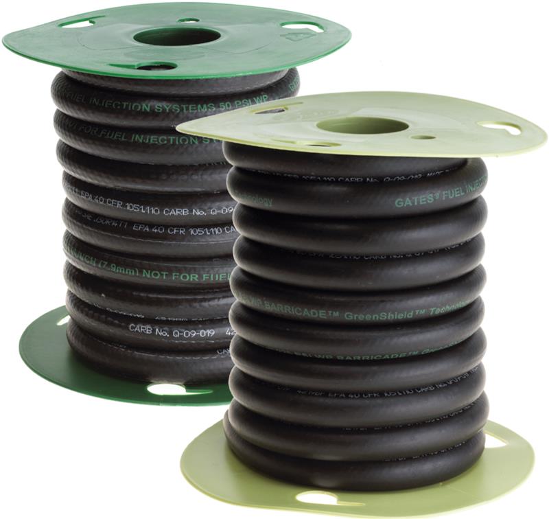 Gates 1/4in x 250 feet (Bulk Reel) 225 PSI Barricade Fuel Injection Hose w/ GreenShield Technology