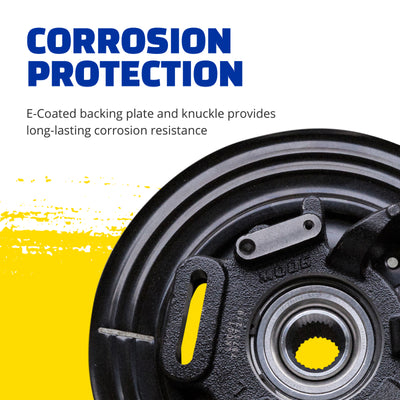 MOOG 03-06 Toyota Matrix Front Left Complete Knuckle Assembly