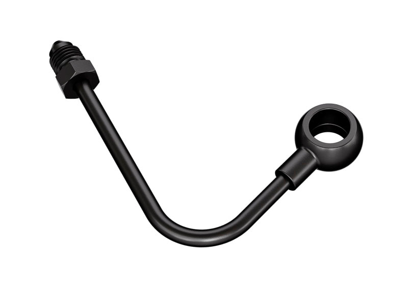 Goodridge 11-17 Harley-Davidson Softail Models Front ABS Banjo Adaptor - Black