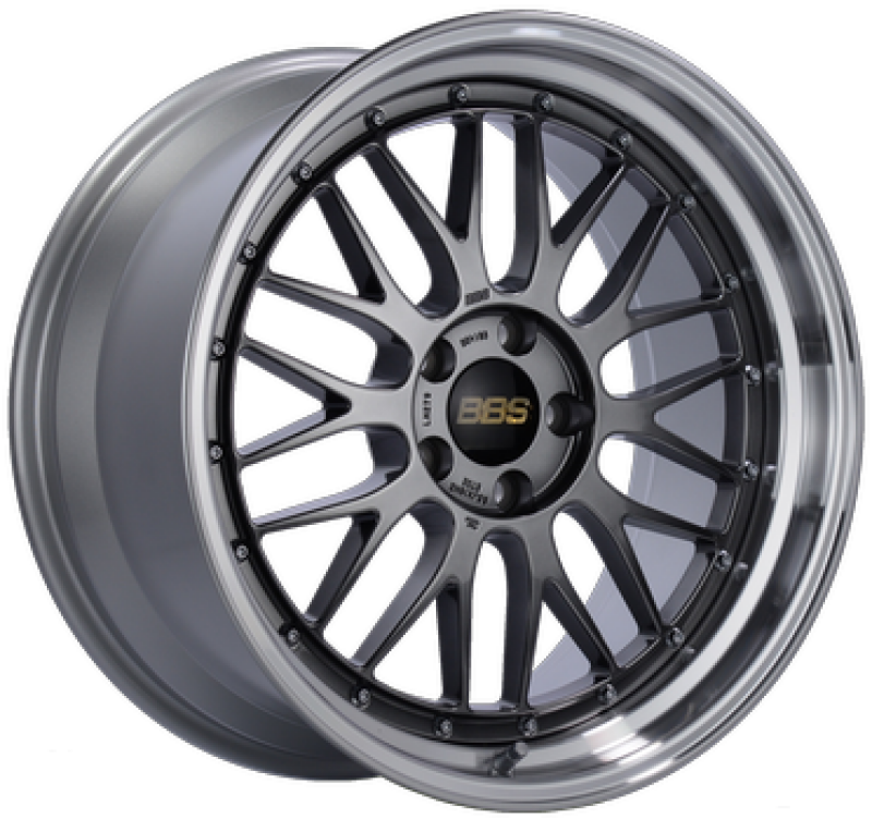 BBS LM 19x12 5x130 ET44 Diamond Black Center / Diamond Cut Lip Wheel - 71.6 CB