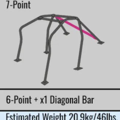 Cusco D1 Chromoly 2-Psgr 7pt F&R Around Dash Roll Cage 07-14 Nissan GT-R LHD (S/O/No Cancel)