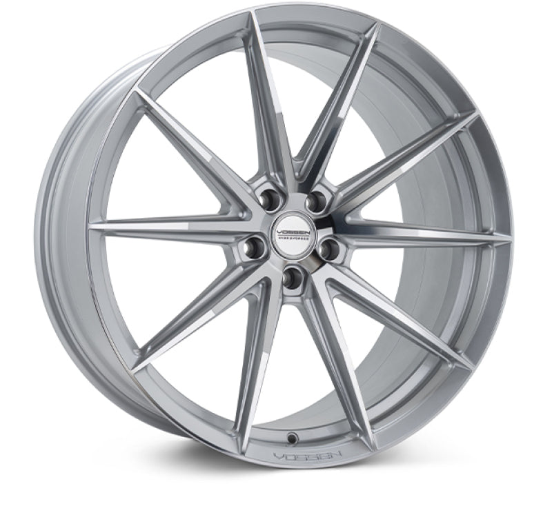 Vossen HFX-2 22x9 / 5x120 / ET30 / Flat Face / 72.56 - Silver Polished Wheel