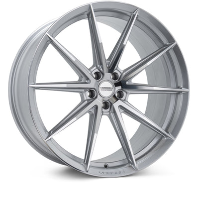 Vossen HFX-2 23x10 - 5x120 - ET32 - Mid - 72.56 - Silver Polished Wheel