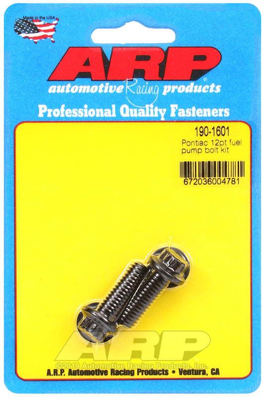 ARP Pontiac 12pt Fuel Pump Bolt Kit