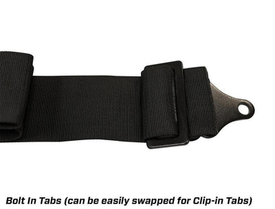 PRP 5.2 Cam-Lock Harness w/ Ratchet Lap Belt - Black