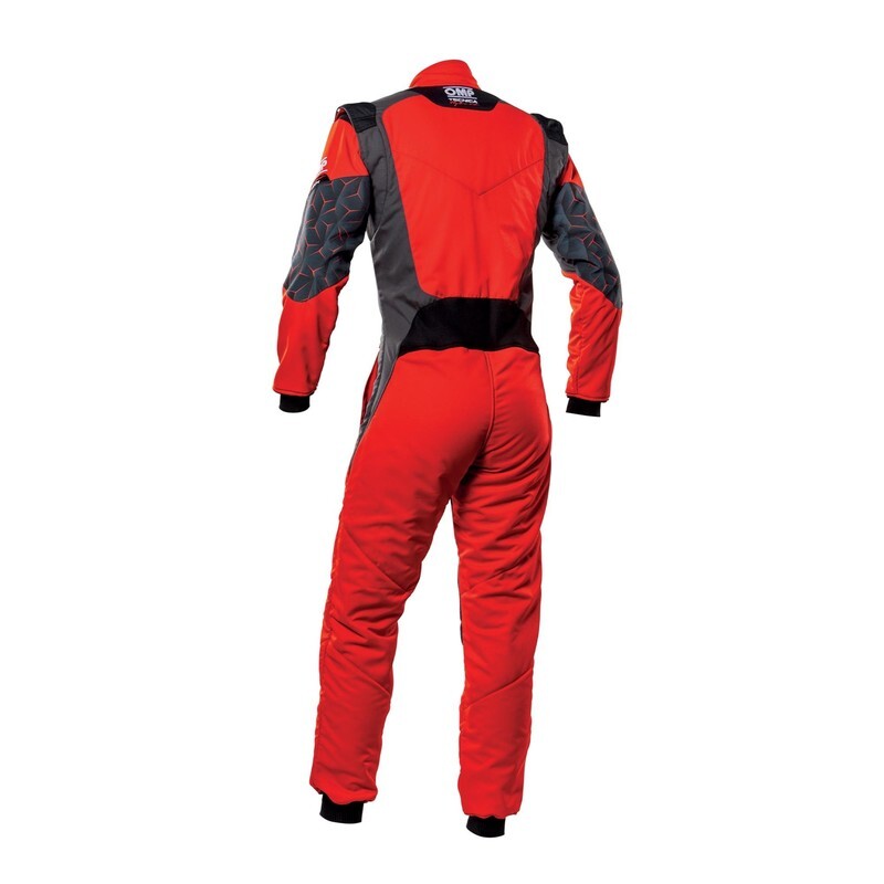 OMP Tecnica Hybrid Overall Fia 8856-2018 Red / Black Sz 64