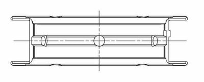 ACL Subaru EJ20/EJ22/EJ25 (For Thrust in #5 Position) 0.025mm Oversized High Performance Main Bearin