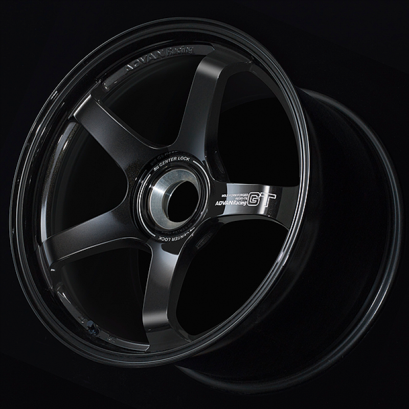 Advan GT for Porsche 21x10.5 / +50 Offset / 5x130 / 71.8mm Bore / Racing Titanium Black