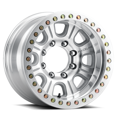 Raceline RT233 Monster Machined 17x9.5in / BLANK BP / -32mm Offset / 83.82mm Bore - Machined
