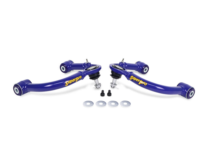 Superpro 05-23 Toyota Tacoma 4WD Front Upper Fixed Offset Control Arm Set