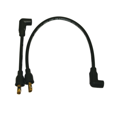 Moroso 80-84 H-D FL / 84-99 H-D FXST/FLST /91-98 H-D FXD Spiral Core Wire Set - Black
