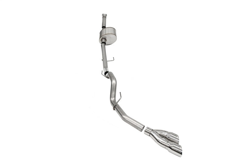 Corsa 2021-2025 Ford F-150 SuperCab/6.5in Bed 5.0L V8 Xtreme Cat-Back Single Side Exit-Polished