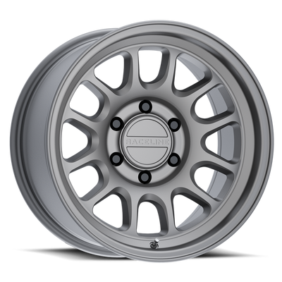 Raceline 958T Rogue 17x8.5in / 6X139.7 BP / 0mm Offset / 106.1mm Bore - Matte Titanium