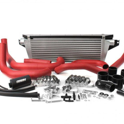 PERRIN 15-21 Subaru STI Front Mount Intercooler Boost Tubes + Hardware - Black Tubes
