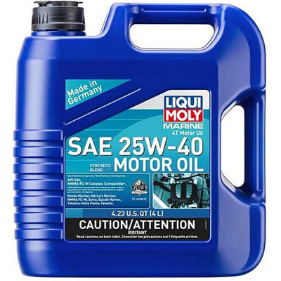 LIQUI MOLY 4L Marine 4T Motor Oil 25W40