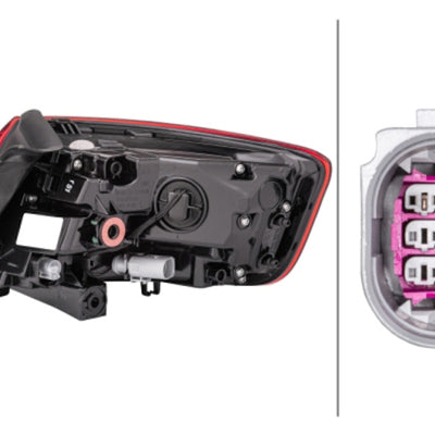 Hella 2017-2018 Audi A3 Left Tail Light