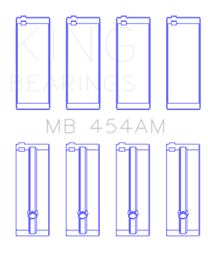 King Engine Bearings Suzuki G-10 (Size +0.75mm) Main Bearing Set