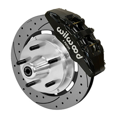 Wilwood Forged Dynapro Big Brake Kit - 5x5 Hub/12.19in Drilled & Slotted Rotor/ Black Caliper- Front