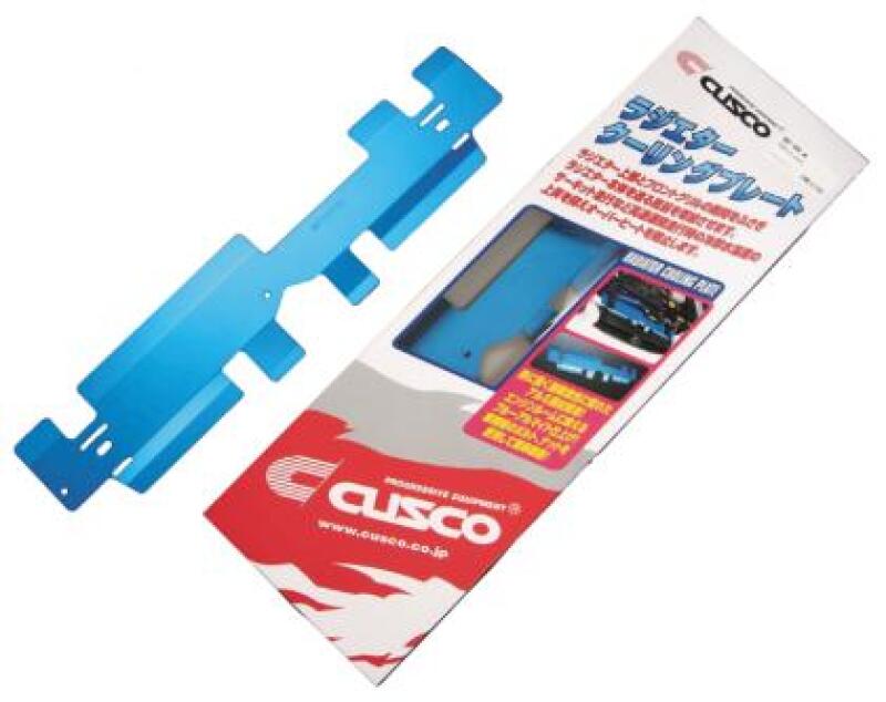 Cusco BNR32 Radiator Cooling Plate Blue
