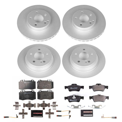 Power Stop 04-06 Mercedes-Benz E500 Front and Rear Eurostop Brake Kit