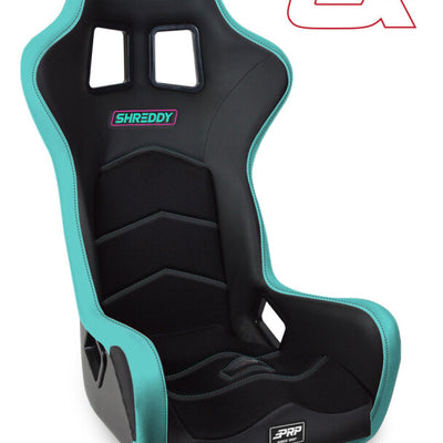 PRP Shreddy Alpha Composite Seat- Black/Teal