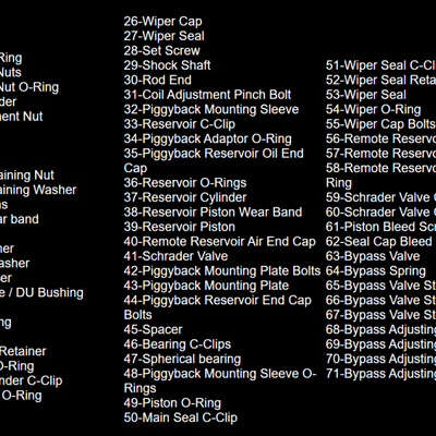 King Shocks Cyl ID EC Smooth Plated 8in 11.887
