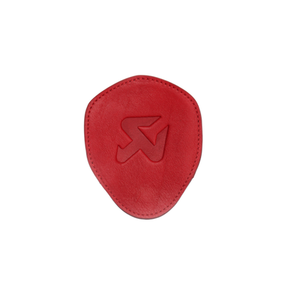 Akrapovic Leather Headphones Case - Red