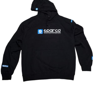 Sparco Sweatshirt Hooded WWW Blk Xlrg