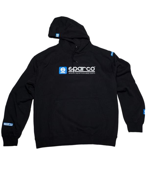 Sparco Sweatshirt Hooded WWW White XSML