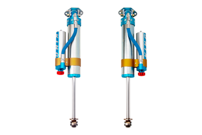 King Shocks 97-06 Jeep Wrangler TJ Rear 2.5 Dia Piggy Hose Res Shock 6in Lift w/Adjuster (Pair)