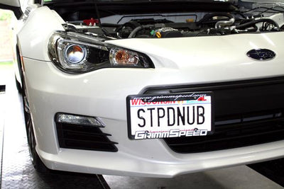 GrimmSpeed 10+ Subaru Legacy/Outback / 13+ Subaru BRZ/13+ Scion FR-S License Plate Relocation Kit