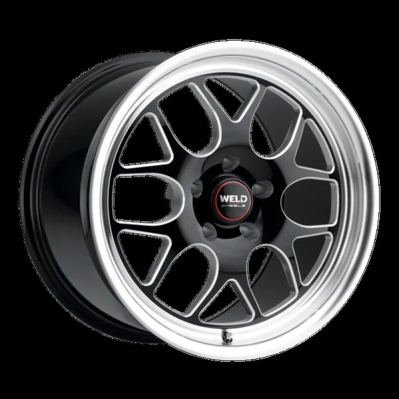Weld Solana Drag 18x10 / 5x114.3 BP / ET0 / 78.1mm Bore - Gloss Black MIL DIA Wheel