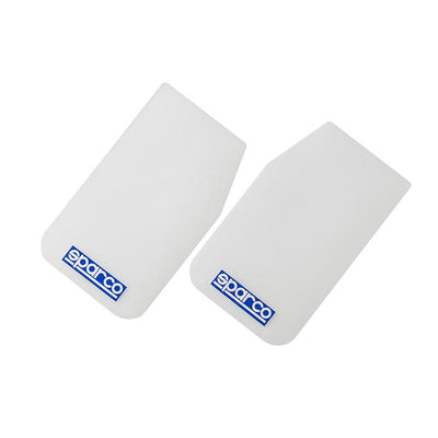 Sparco Mud Flap Pair White