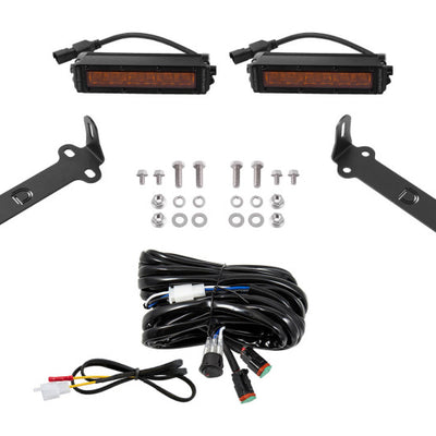 Diode Dynamics 14-21 Toyota 4Runner Stage Series SAE/DOT LED Lightbar Kit - Amber Driving