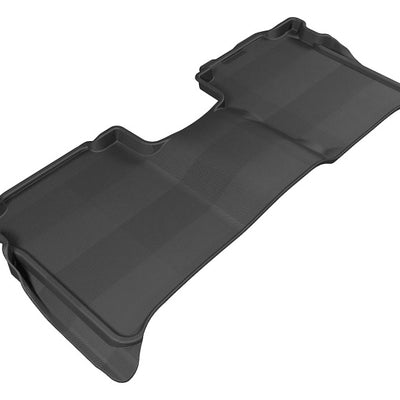 3D MAXpider 2004-2015 Nissan Titan Crew Cab Kagu 2nd Row Floormats - Black