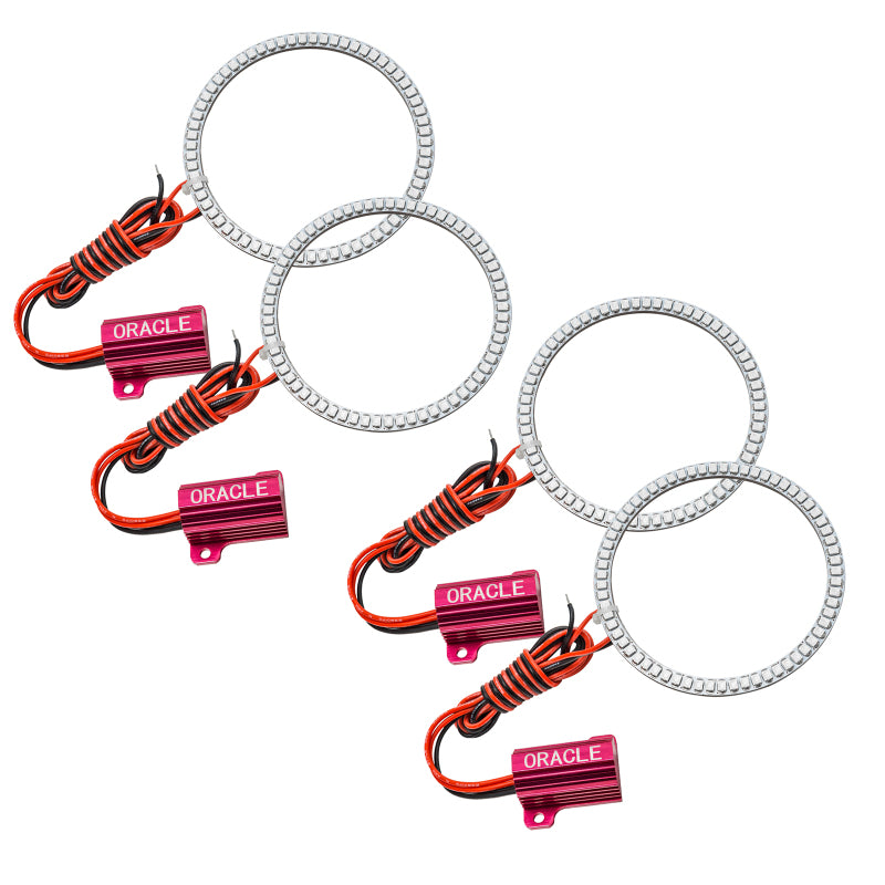 Oracle 03-05 Infiniti G35 Coupe LED Headlight Halo Kit - Red