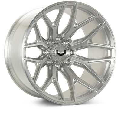 Vossen VFX-03 24x10 - 8x165.1 - ET+15 - Deep - 125.1 - Brushed Gloss Clear Wheel