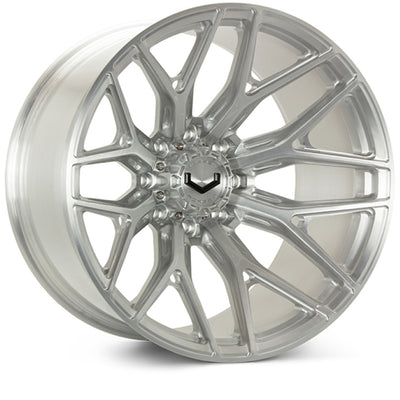 Vossen VFX-03 22x10 - 8x165.1 - ET18 - Super Deep - 125.1 - Brushed Gloss Clear Wheel