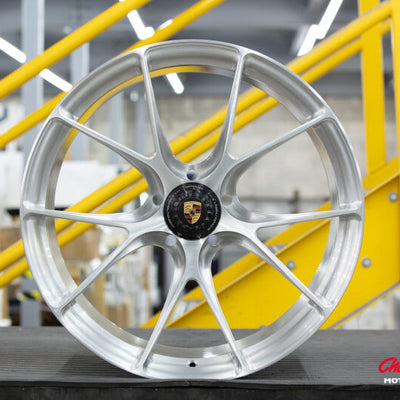 Vossen X Champion RS74 21X9 / ET32 / Brushed Gloss Clear Wheel / Centerlock / 911 Turbo 992- Front