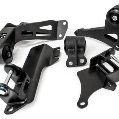 Innovative 90-93 Integra K-Series Black Steel Mounts 95A Bushings (Not K24 Trans)