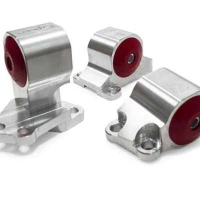 Innovative 92-95 Civic B/D Series Silver Aluminum Mounts 60A Bushings (Auto to Manual Hydro 2 Bolt)