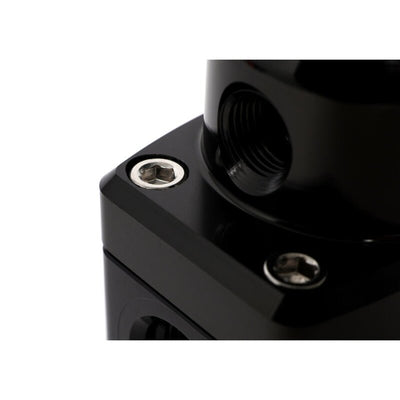 BLOX Racing 2-Port Design Black/Black Adjustable Fuel Pressure Regulator