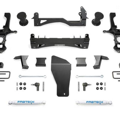 Fabtech 16-18 Nissan Titan Xd 4WD 6in Basic Sys w/Perf Shks
