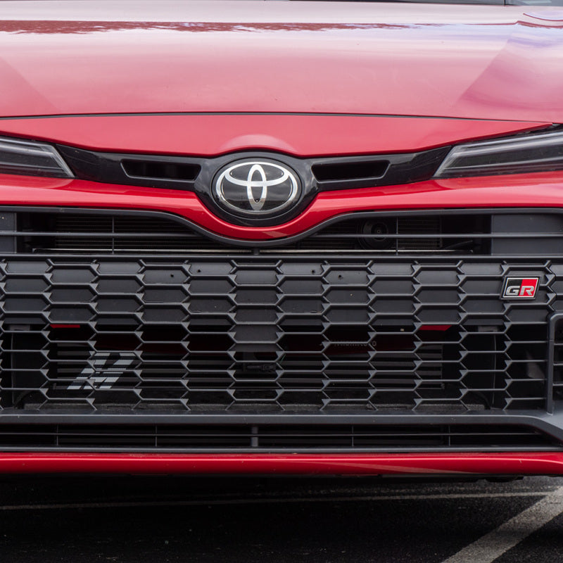 Mishimoto 2023+ Toyota GR Corolla Intercooler & Pipe Kit - Silver Cooler - Red Pipes